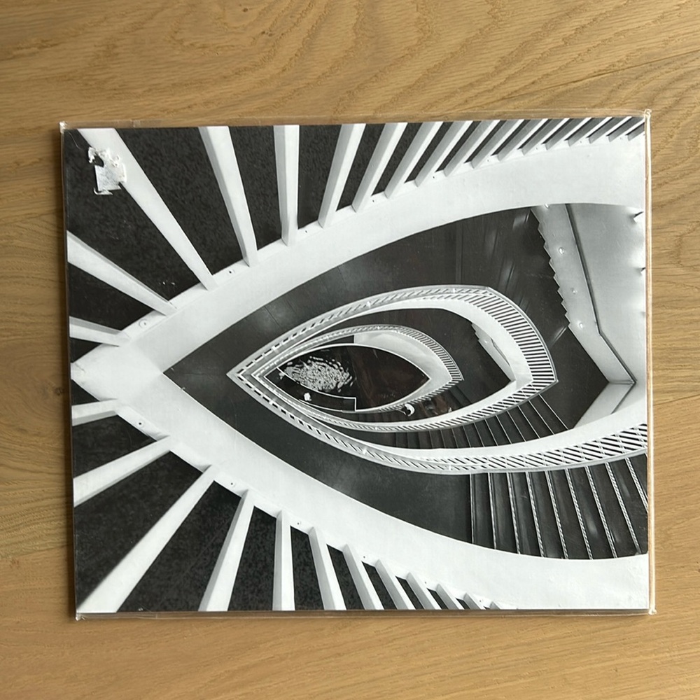 Black and white staircase art print Indigo Brand